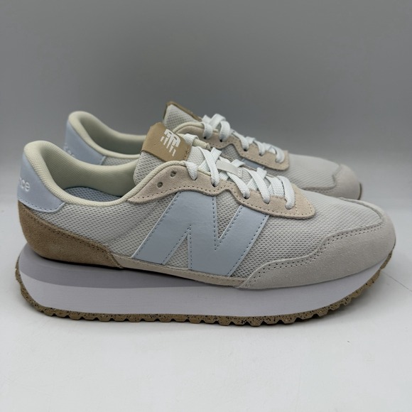 New Balance 237 Shoes Womens Sz 8 B Grey Blue Running Casual Sneakers WS237PGB - Picture 2 of 10